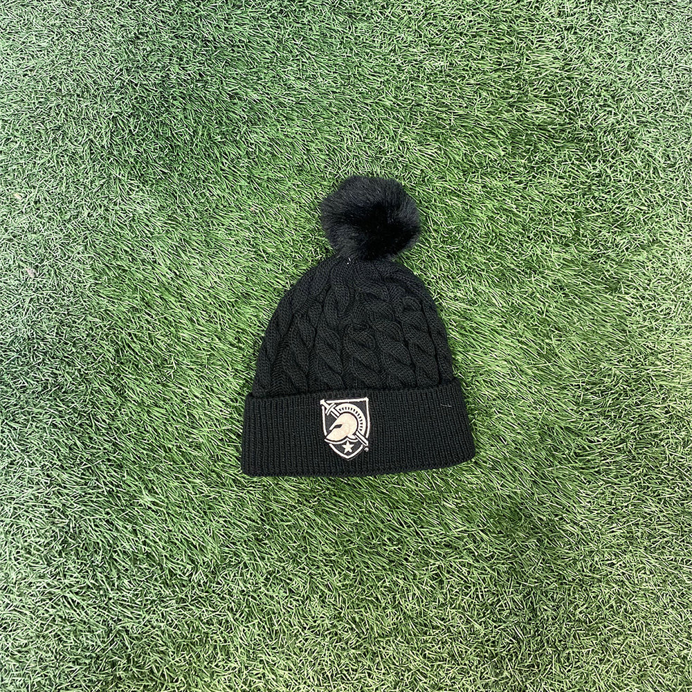 Ladies New Era ARMY Cable Knit Pom Hat
