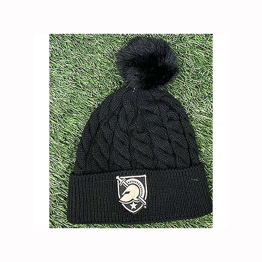 Ladies New Era ARMY Cable Knit Pom Hat